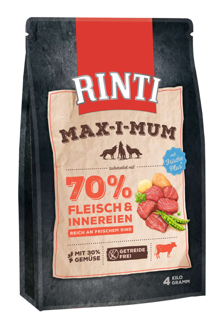 RINTI Hunde-Trockenfutter MAX-I-MUM Rind
